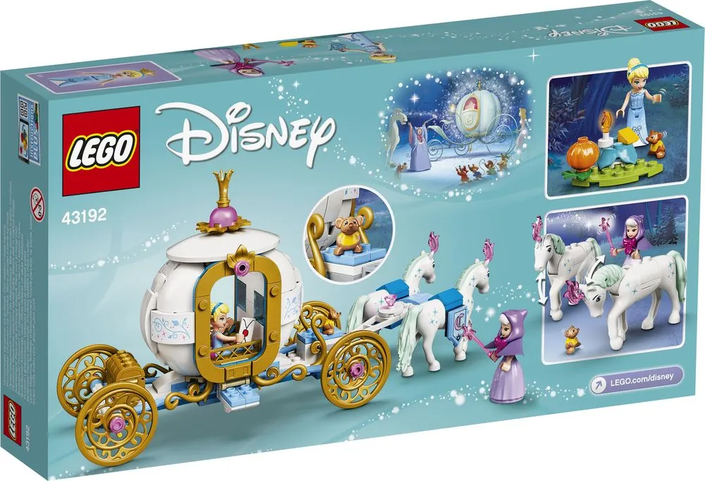 LEGO 43192 Disney Princess Cinderella's Royal Carriage