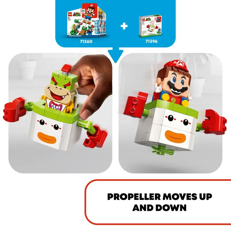 LEGO 71396 Super Mario Bowser Jr.'s Clown Car Expansion Set