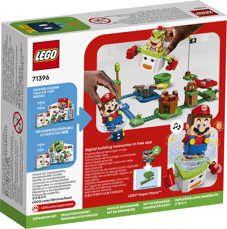 LEGO 71396 Super Mario Bowser Jr.'s Clown Car Expansion Set