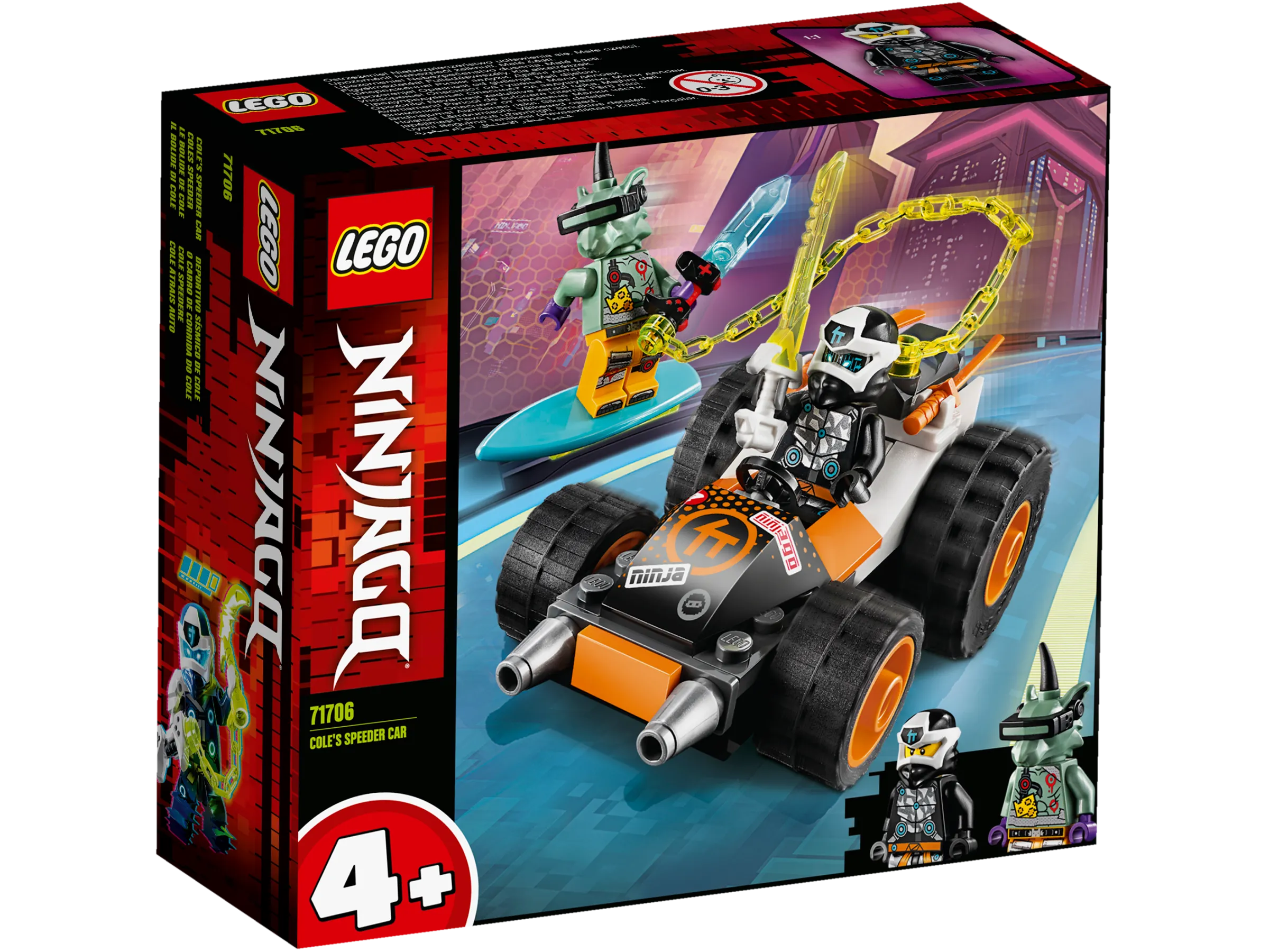 LEGO 71706 NINJAGO Cole's Speeder Car