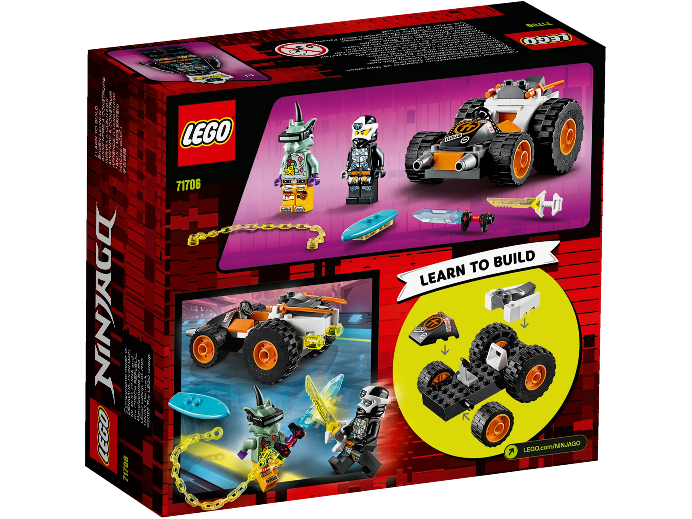 LEGO 71706 NINJAGO Cole's Speeder Car