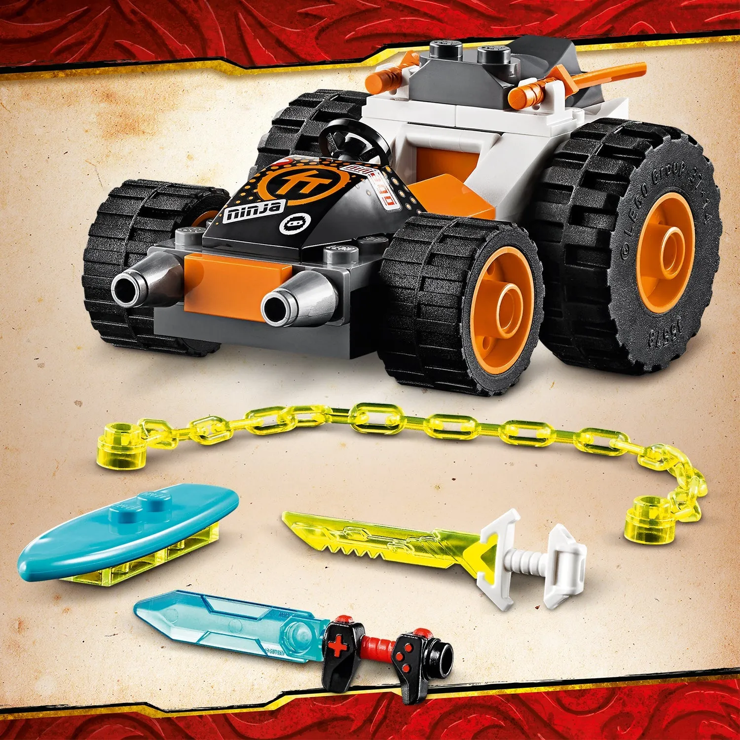 LEGO 71706 NINJAGO Cole's Speeder Car