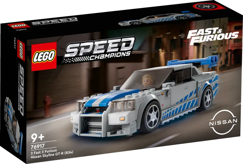 LEGO 76917 Speed Champions 2 Fast 2 Furious Nissan Skyline GT-R (R34)