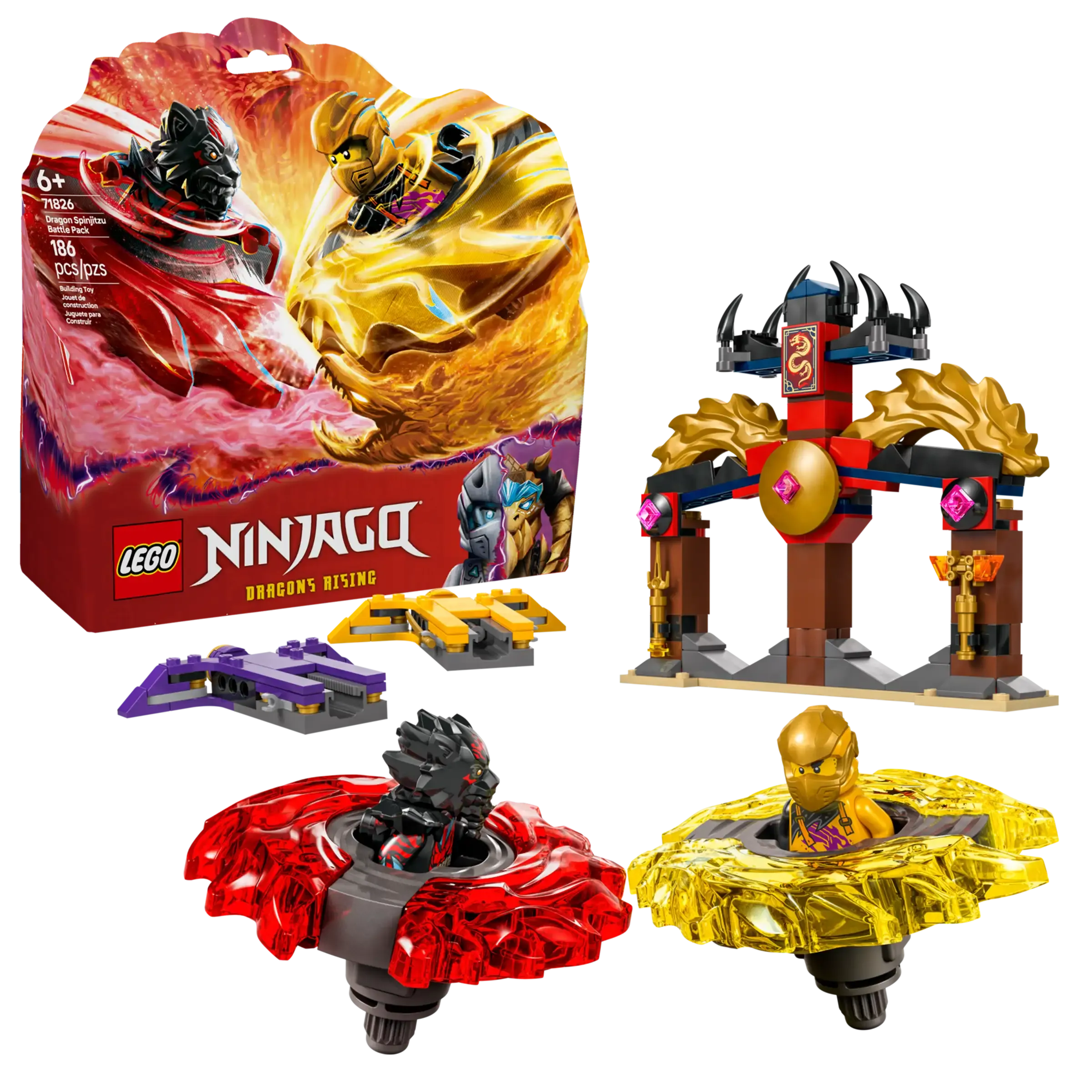 LEGO NINJAGO 71826 Dragon Spinjitzu Battle Pack