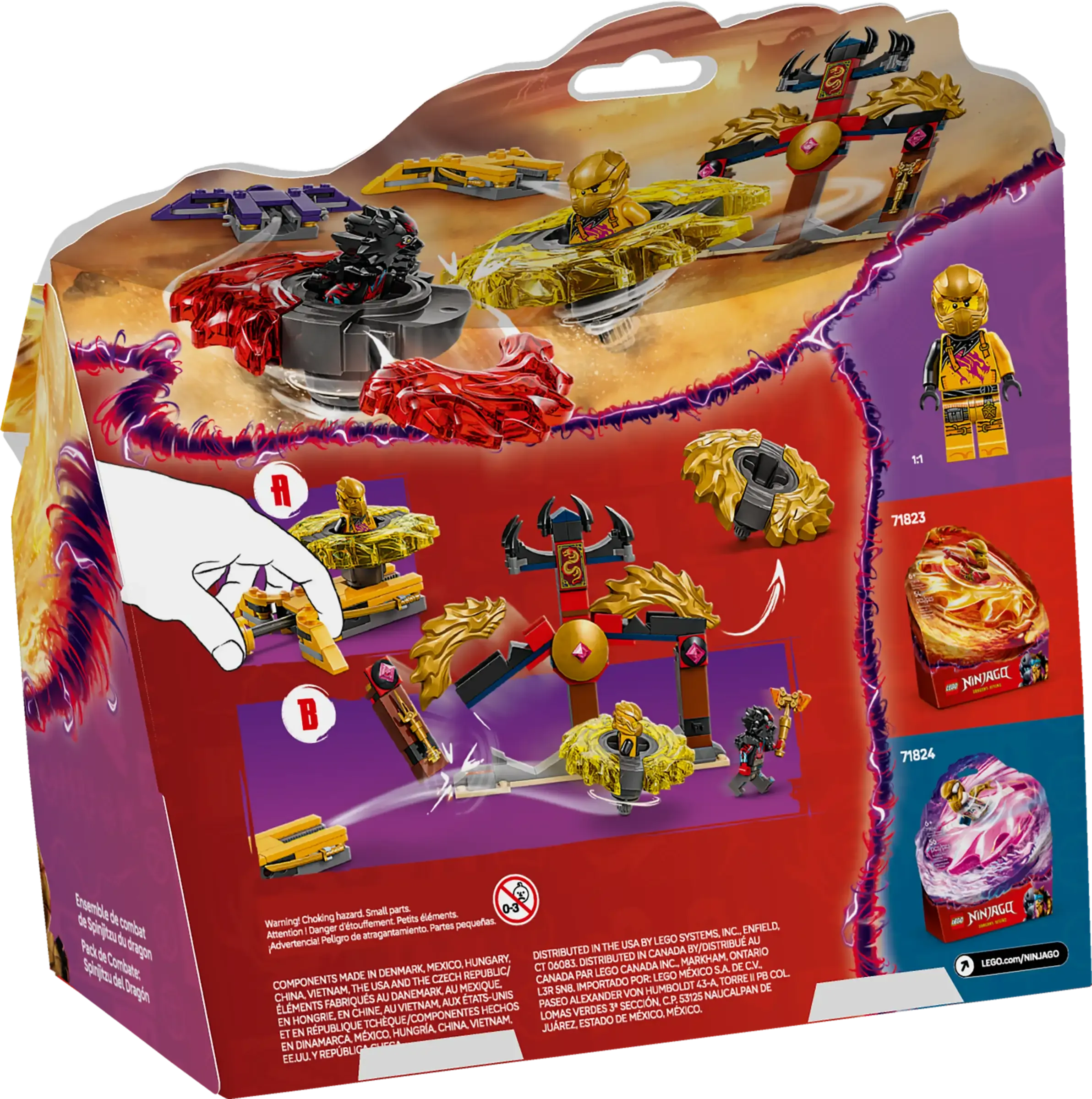 LEGO NINJAGO 71826 Dragon Spinjitzu Battle Pack
