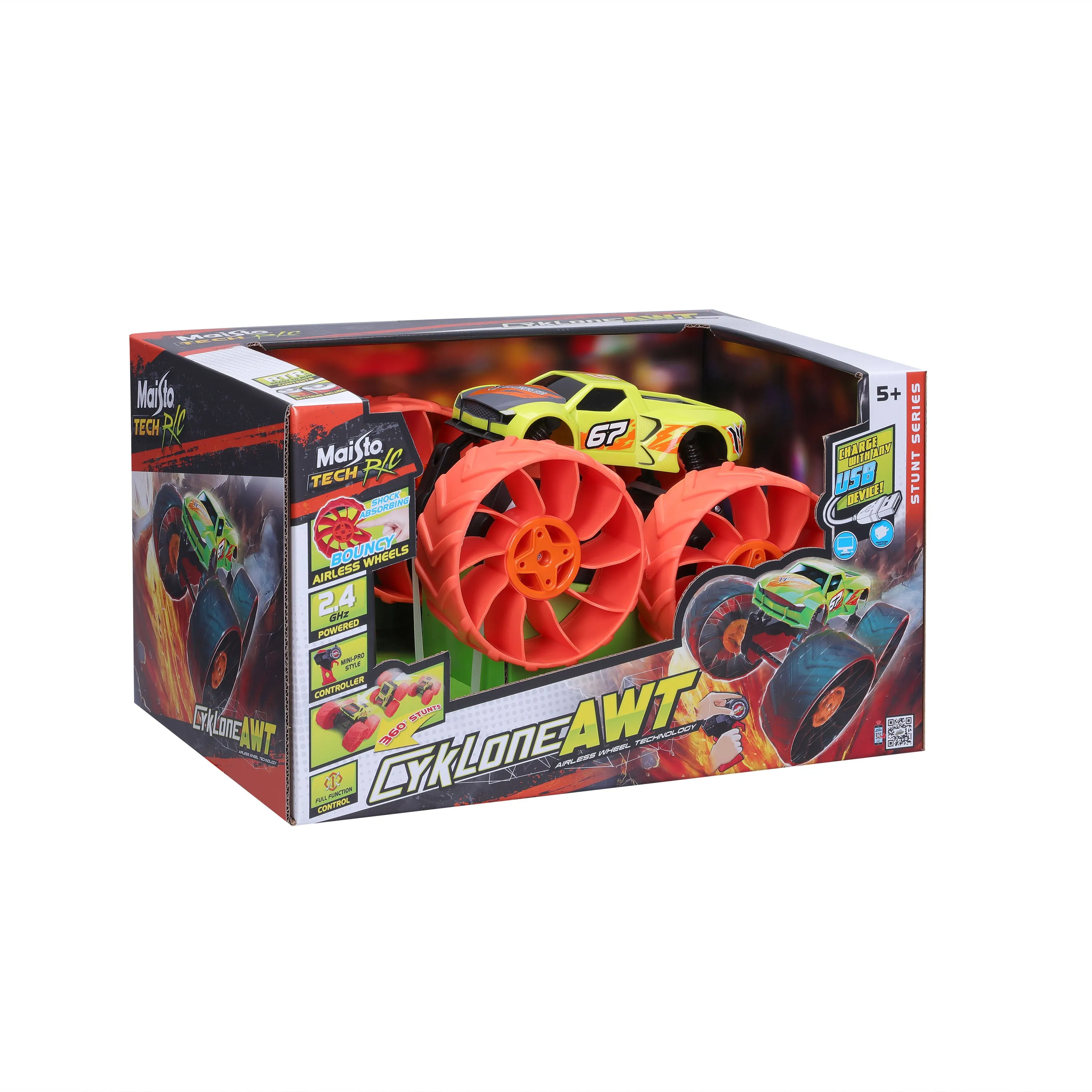 Maisto Cyklone Awt – Yellow RC