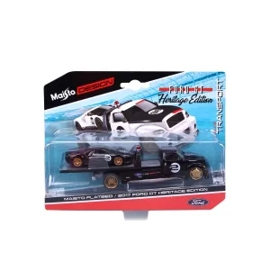 Maisto Design 1:64 Elite Transport Ford Heritage Series 2017 Ford GT