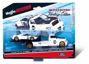 Maisto Design 1:64 Elite Transport Ford Heritage Series 2021 Ford GT