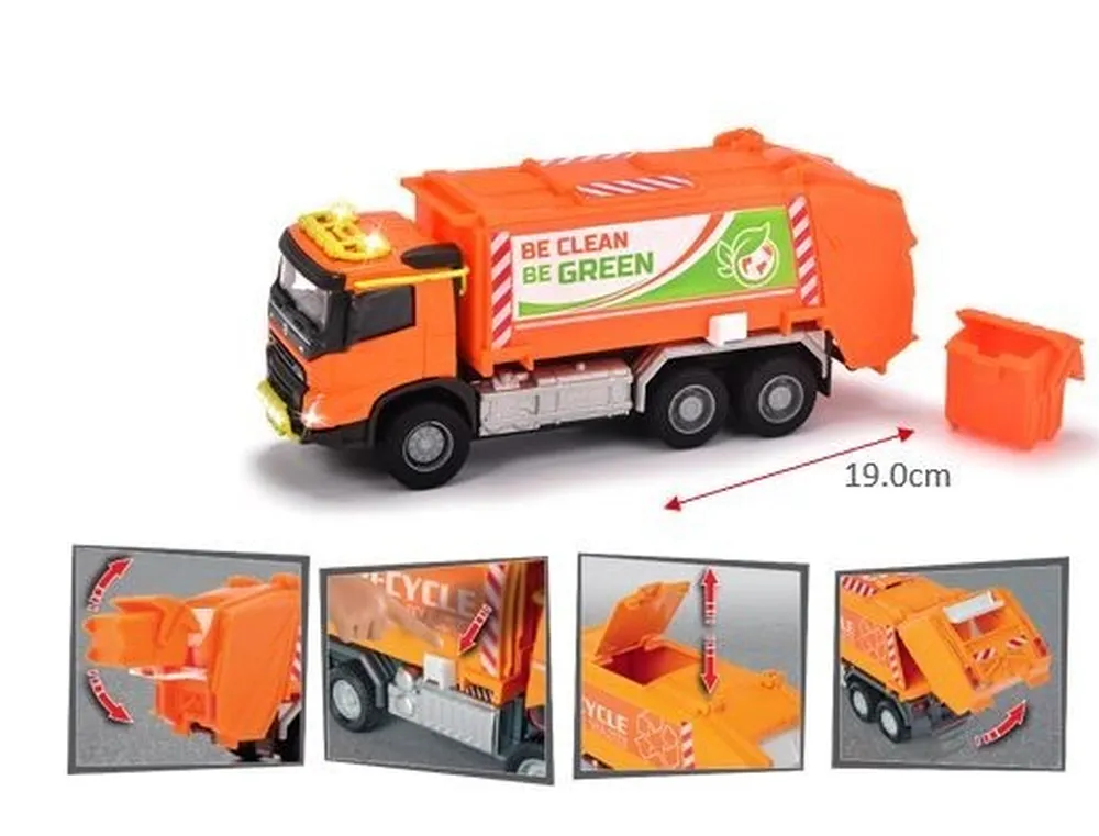 Majorette Grand Series 1:45 Volvo Truck Fmx Garbage Collector