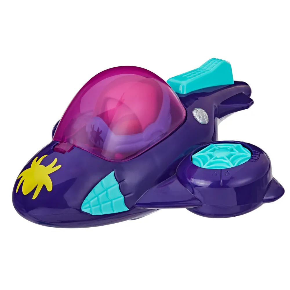 Marvel Spidey And His Amazing Friends Web-Spinner Vehicle - Ghost-Spider With Glide Spinner