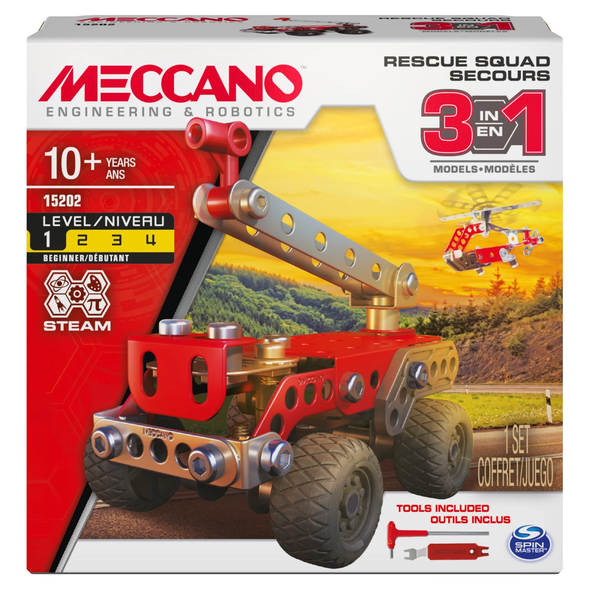 Meccano 3 Model Set Rescue Squad