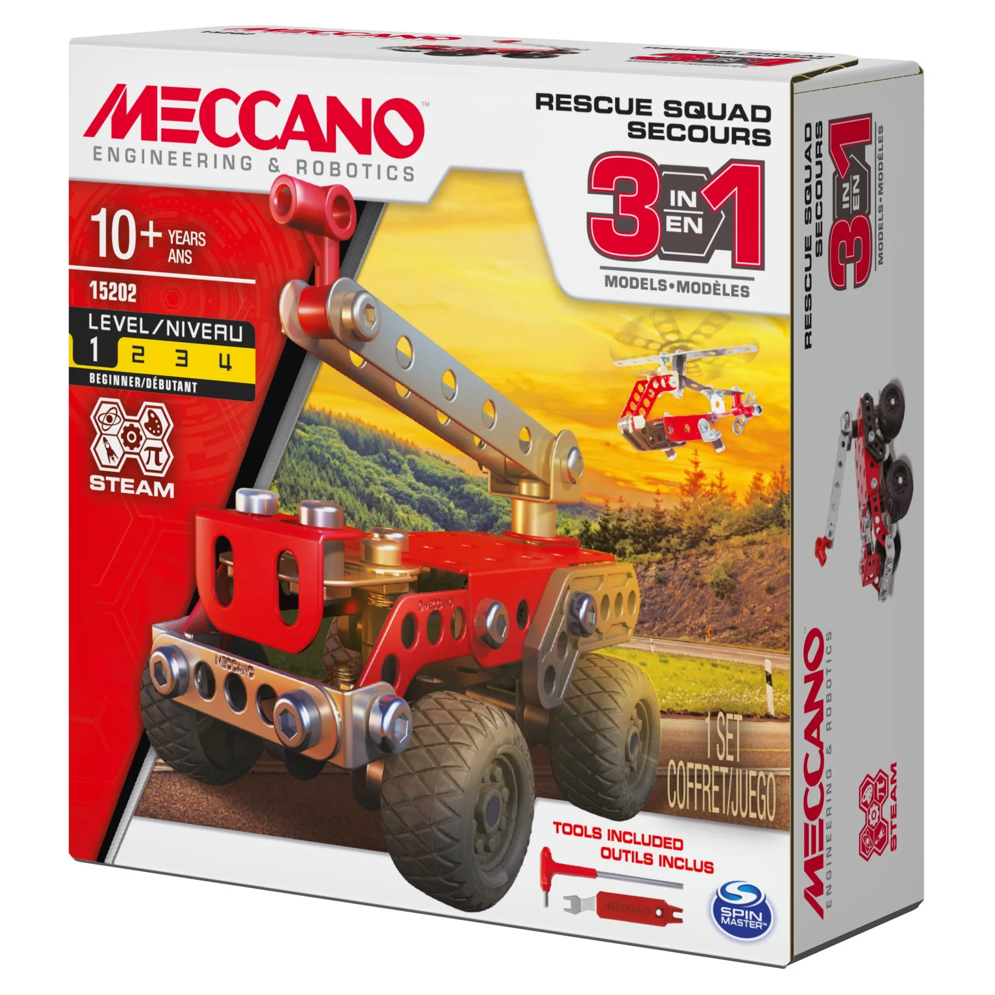 Meccano 3 Model Set Rescue Squad