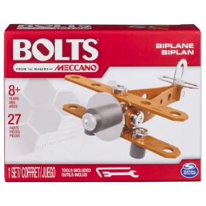 Meccano Bolts Mini Vehicles Biplane