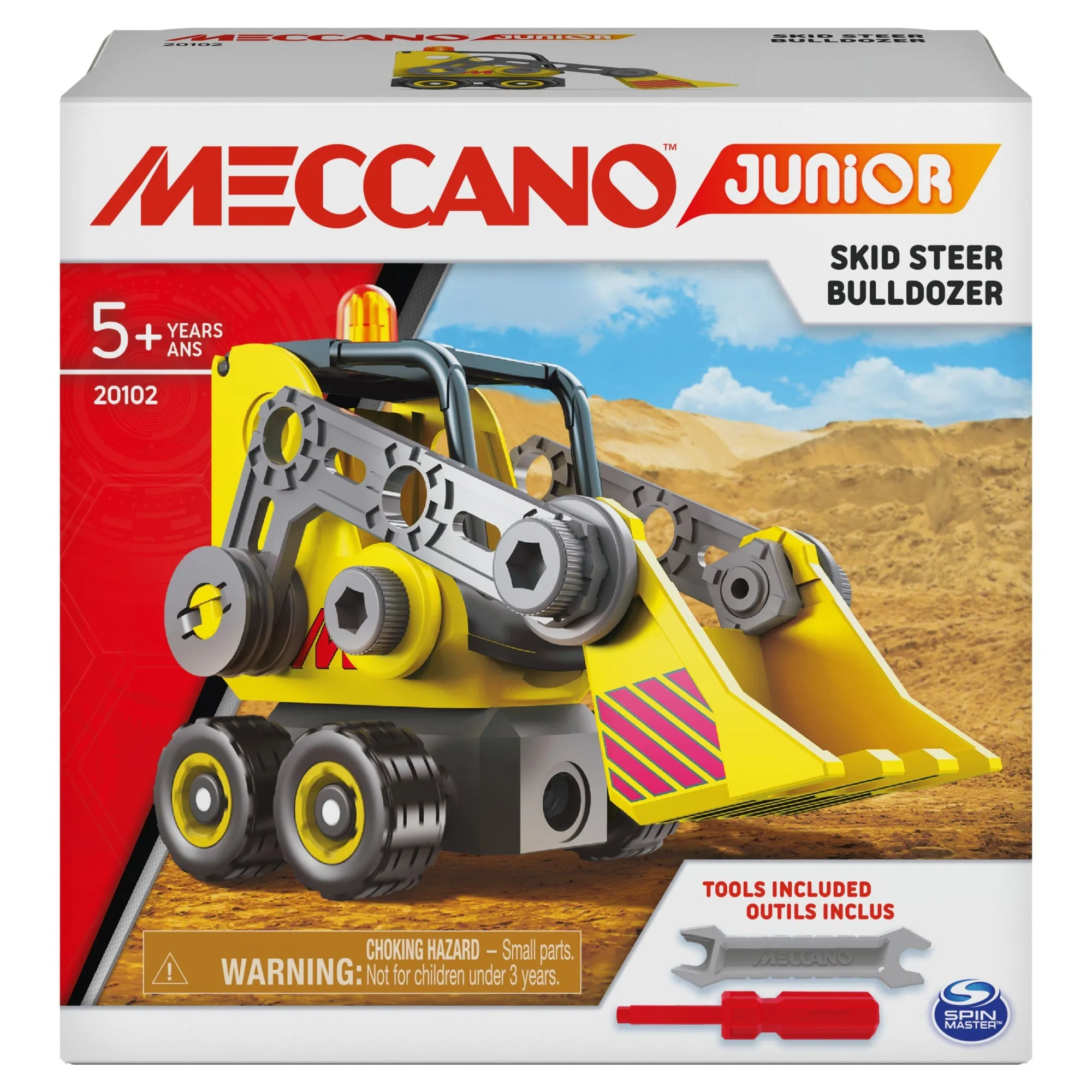 Meccano Junior Action Builds Skid Steer