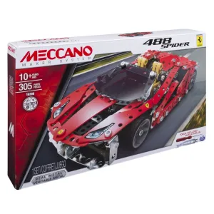 Meccano Licensed Sports Cars Ferrari 488 Spider