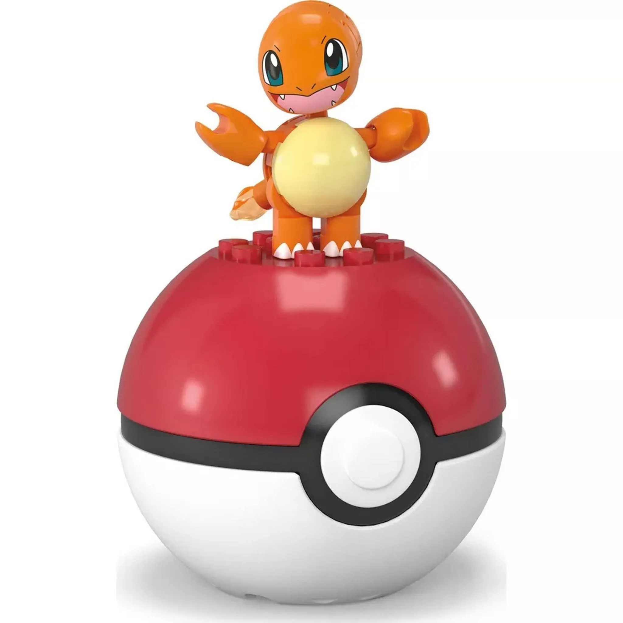 MEGA Construx Pokemon Evergreen Poke Ball - Winking Charmander