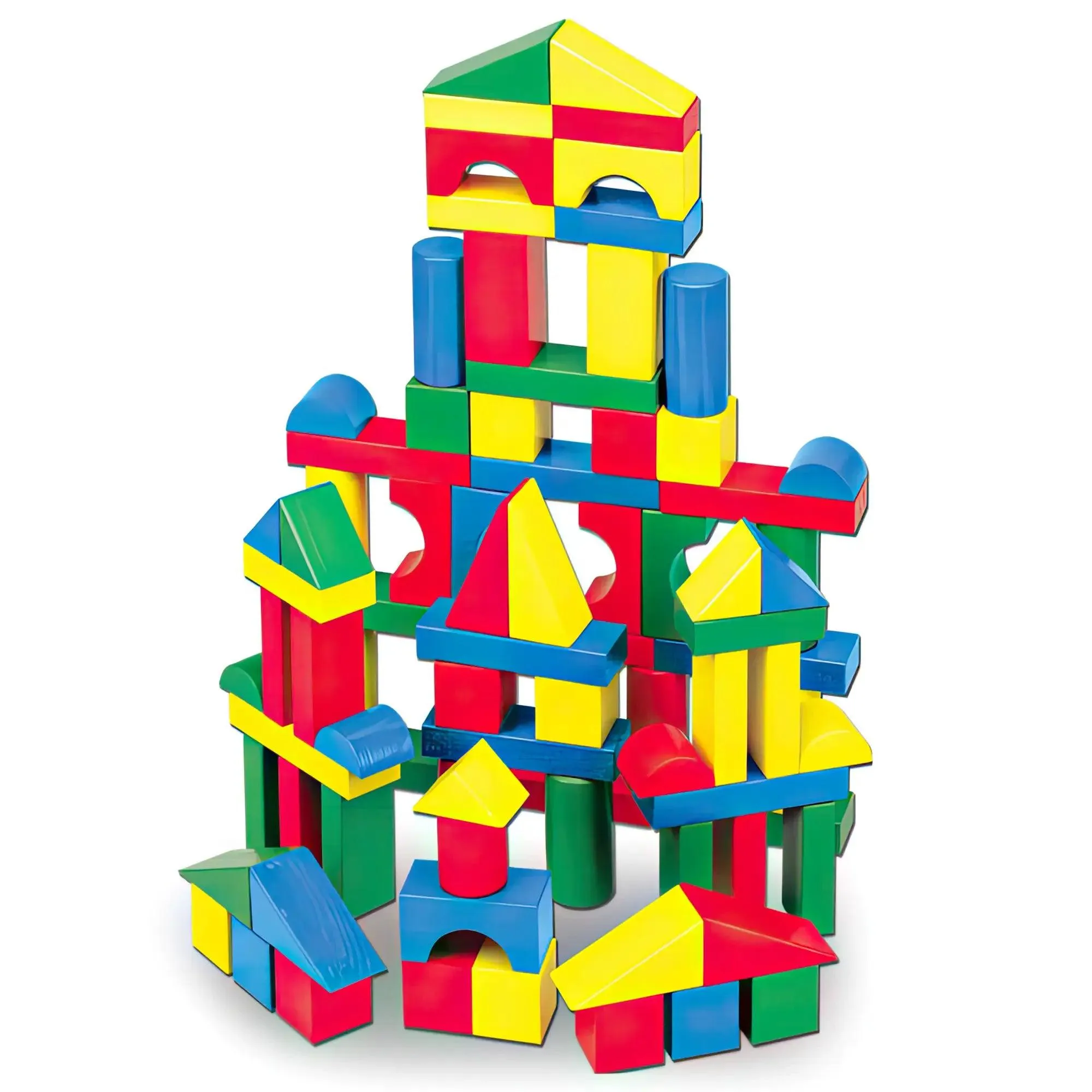 Melissa & Doug 10481 - 100 Piece Wood Blocks Set