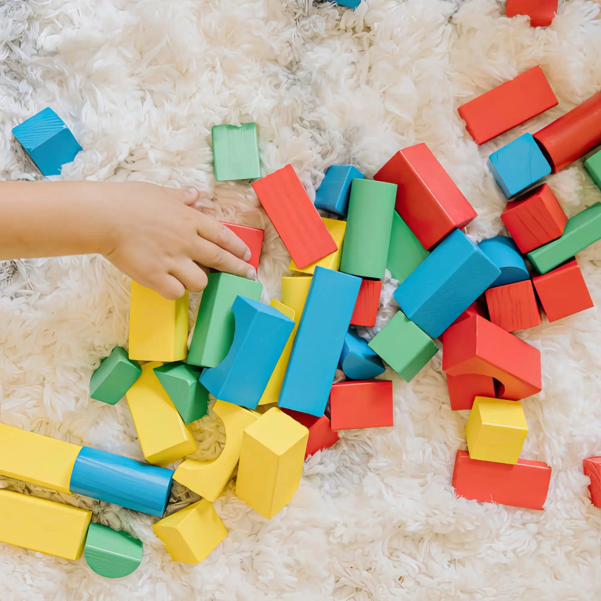 Melissa & Doug 10481 - 100 Piece Wood Blocks Set