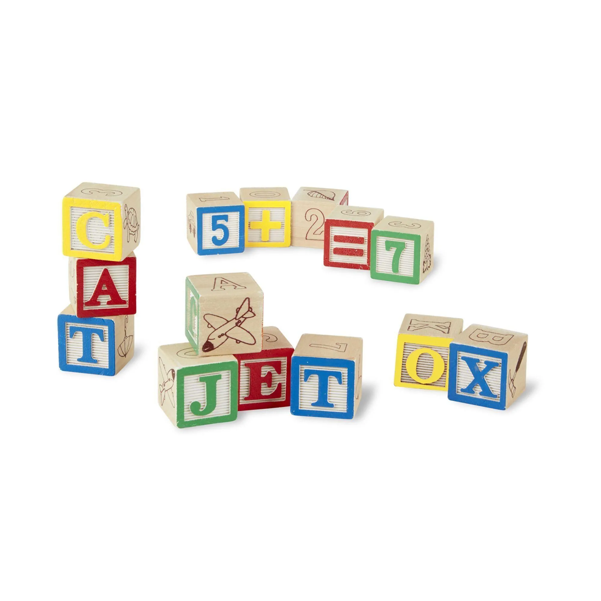 Melissa & Doug 11900 Wooden ABC/123 Blocks