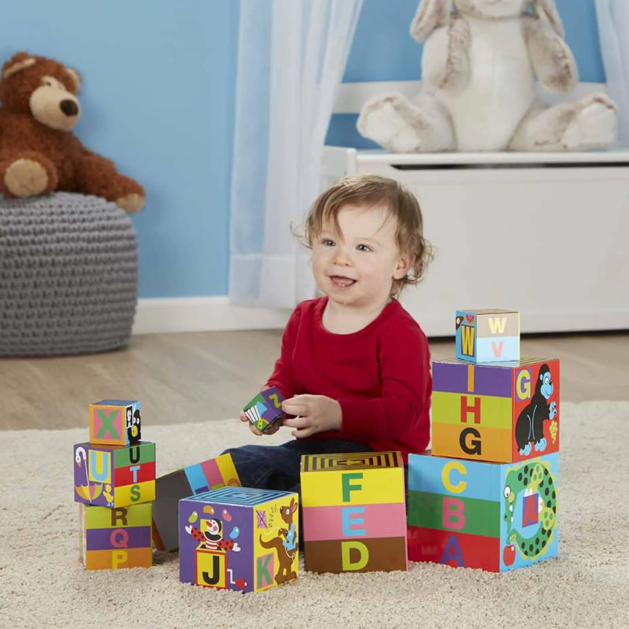 Melissa & Doug 12782 Alphabet Nesting & Stacking Blocks