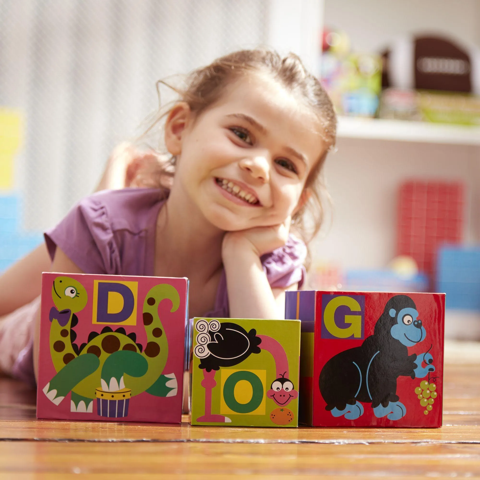 Melissa & Doug 12782 Alphabet Nesting & Stacking Blocks