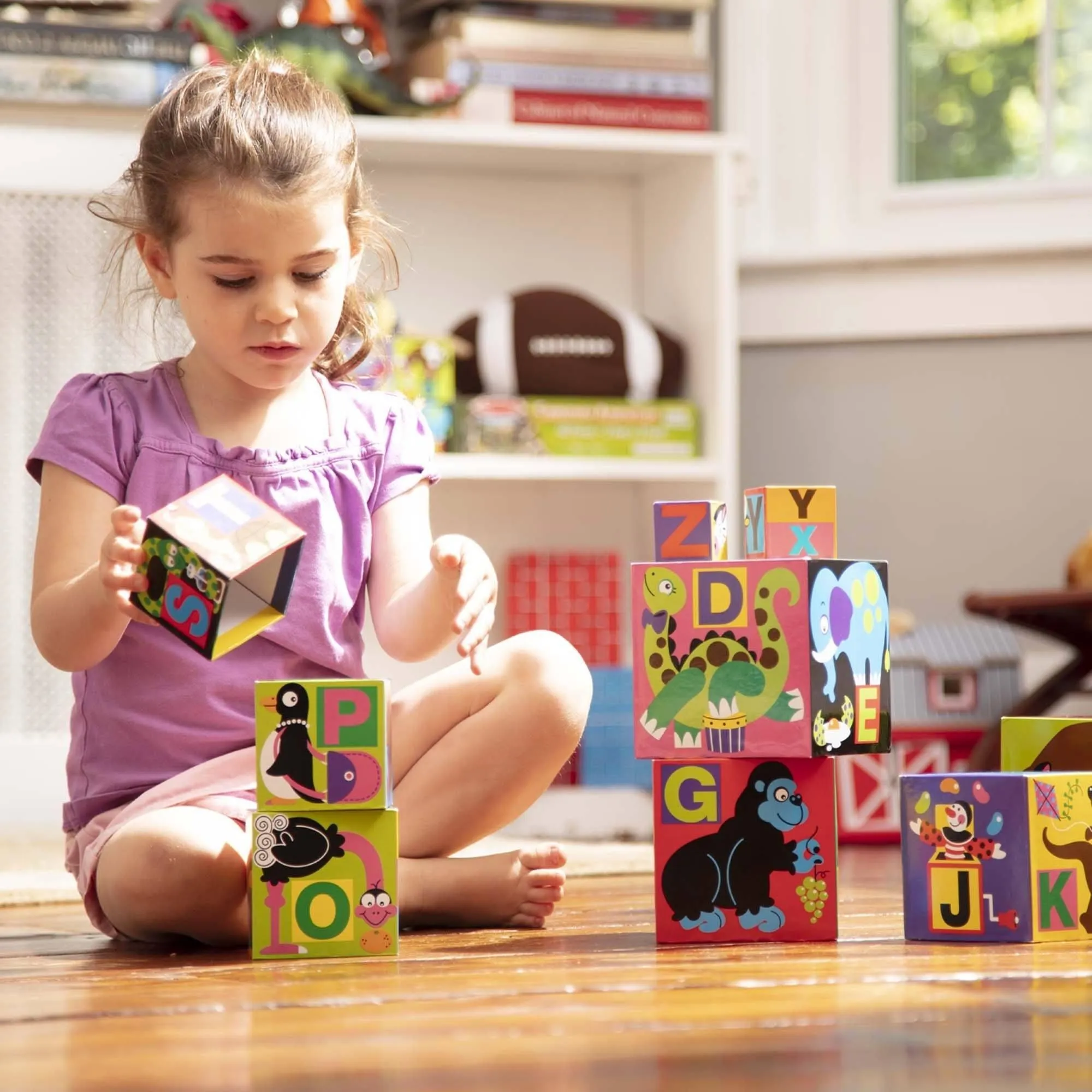 Melissa & Doug 12782 Alphabet Nesting & Stacking Blocks