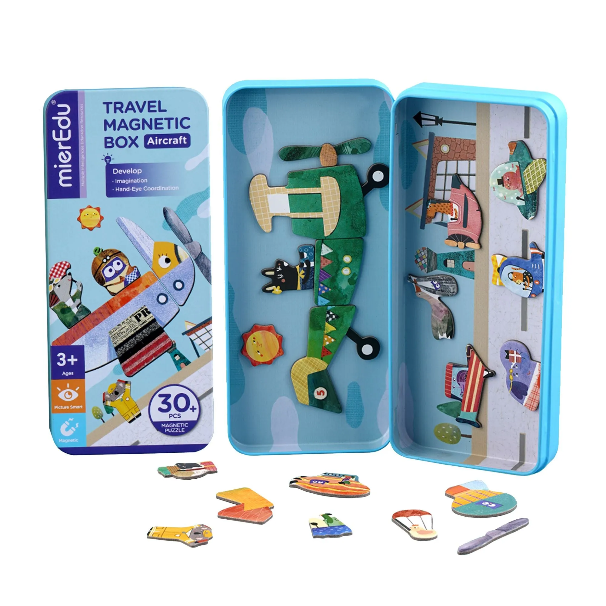 MierEdu Magnetic Puzzle Box Aircraft