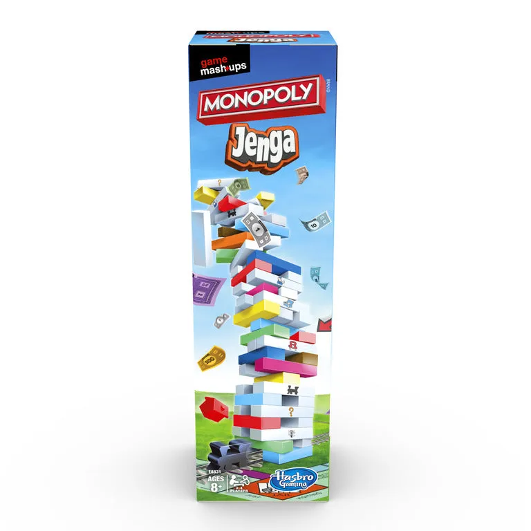 Monopoly Jenga Game Mash Up