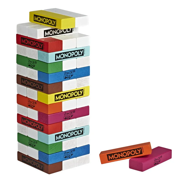 Monopoly Jenga Game Mash Up