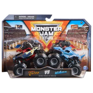 Monster Jam 1:64 2 Pack Series 23 Pirate's Curse Vs MEGAlodon