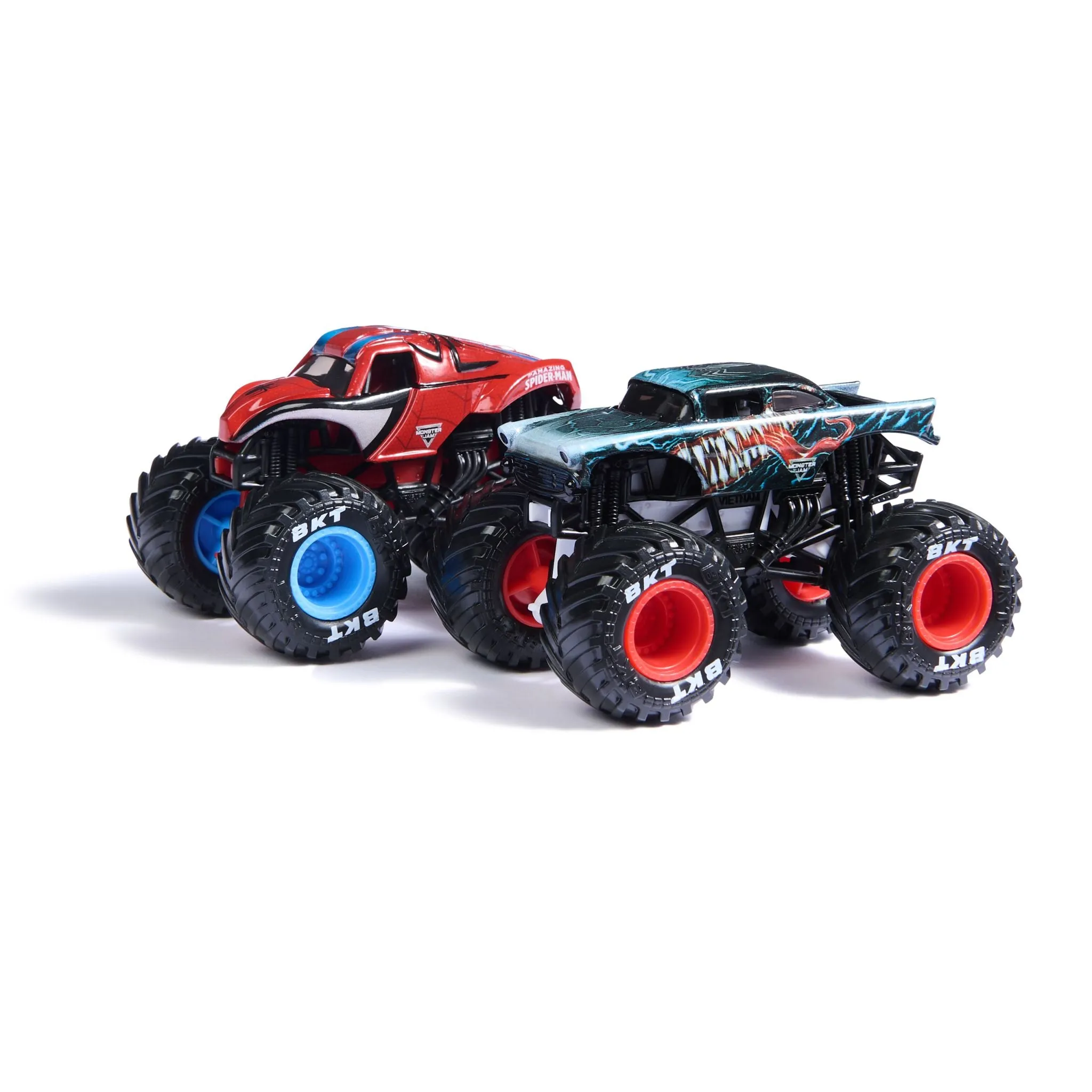 Monster Jam 1:64 Marvel 2 Pack - Venom vs Spider-Man
