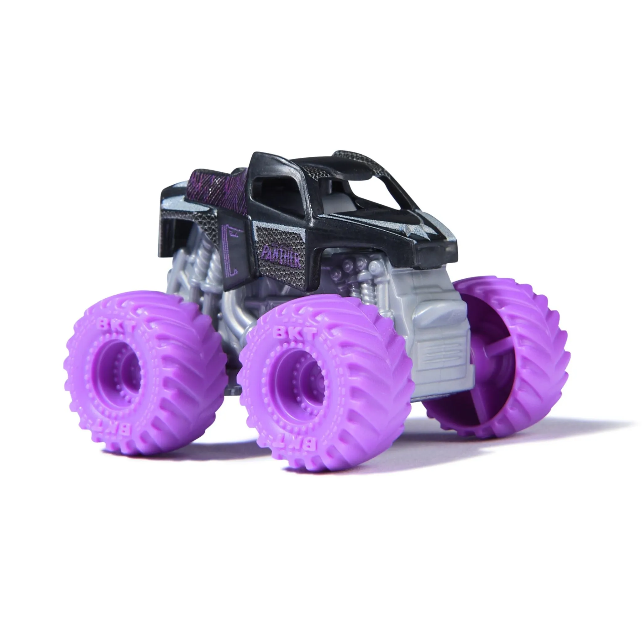 Monster Jam Mini Marvel 3 Pack Bundle - Iron Man, Captain America & Black Panther