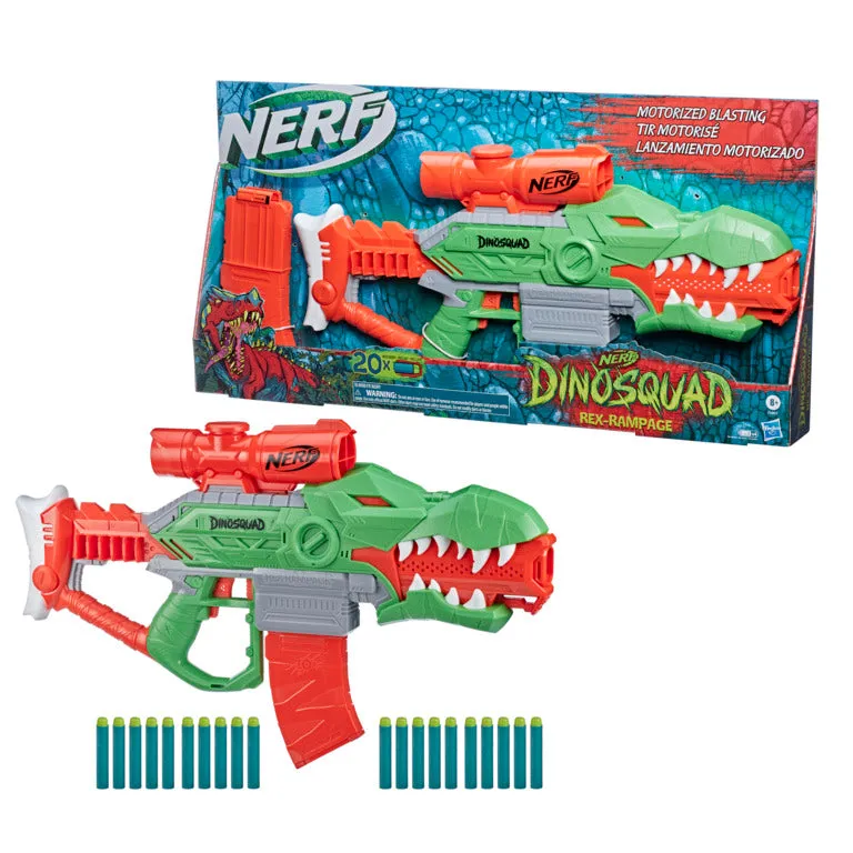 NERF Dino Squad Rex-Rampage Dart Blaster