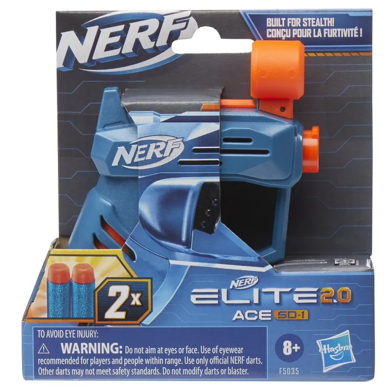 NERF Elite 2.0 Ace Sd-1 Dart Blaster Assorted Styles