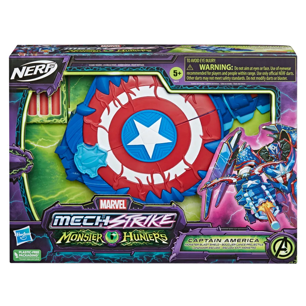 NERF Mech Strike Monster Hunter Captain America