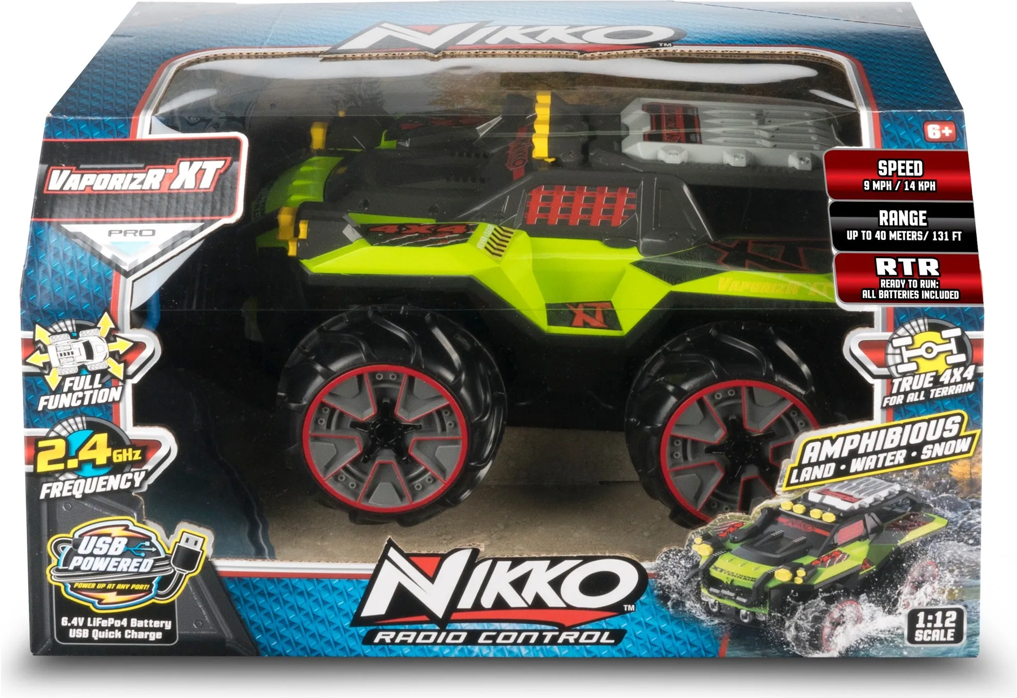 Nikko 1:12 Remote Control Vaporizr Xt Green