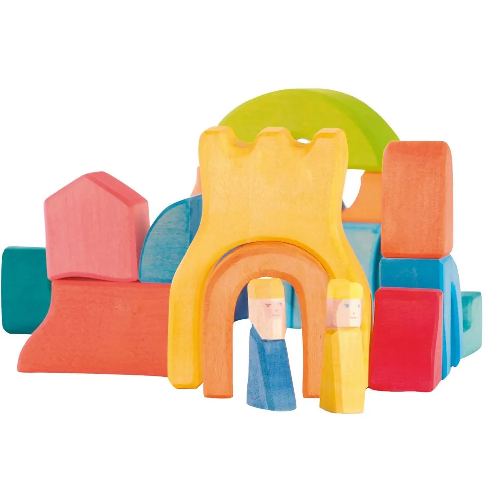 Ostheimer | Kinderkram Rainbow Castle Block Set