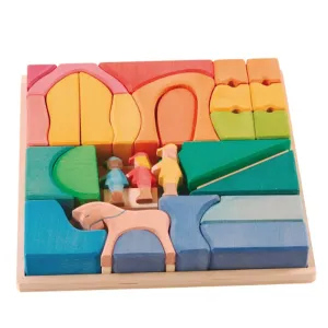 Ostheimer | Kinderkram Rainbow Rider Farm Block Set