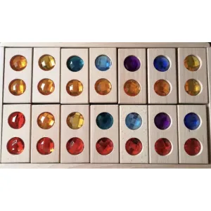 Papoose | 28 Gem Dominoes in Tray