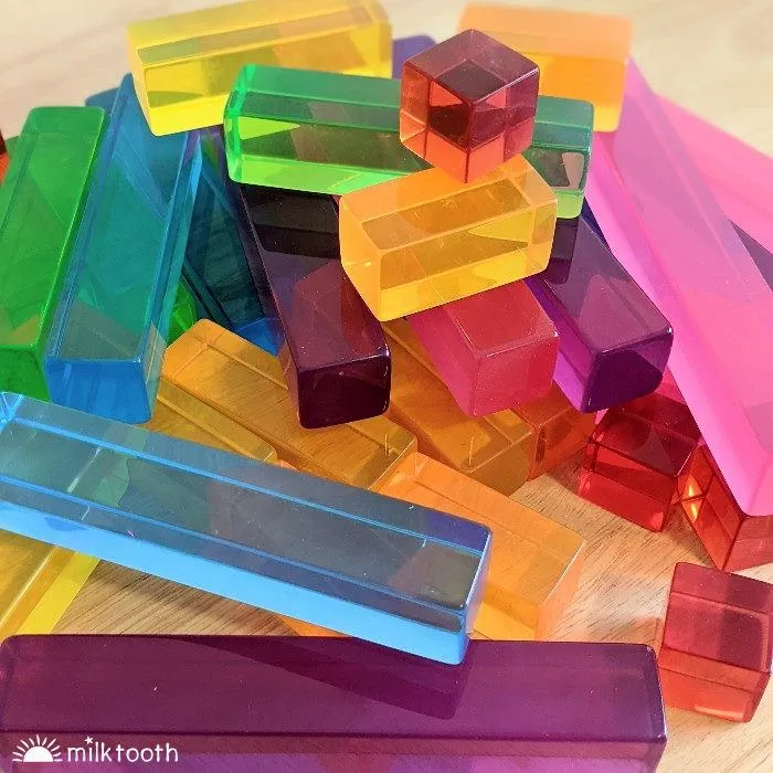 Papoose | Lucite Stepped Rods | 35 Pieces with Tray
