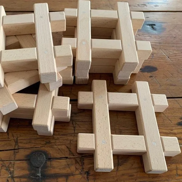 Papoose | Wooden Hashtags 4 Pieces