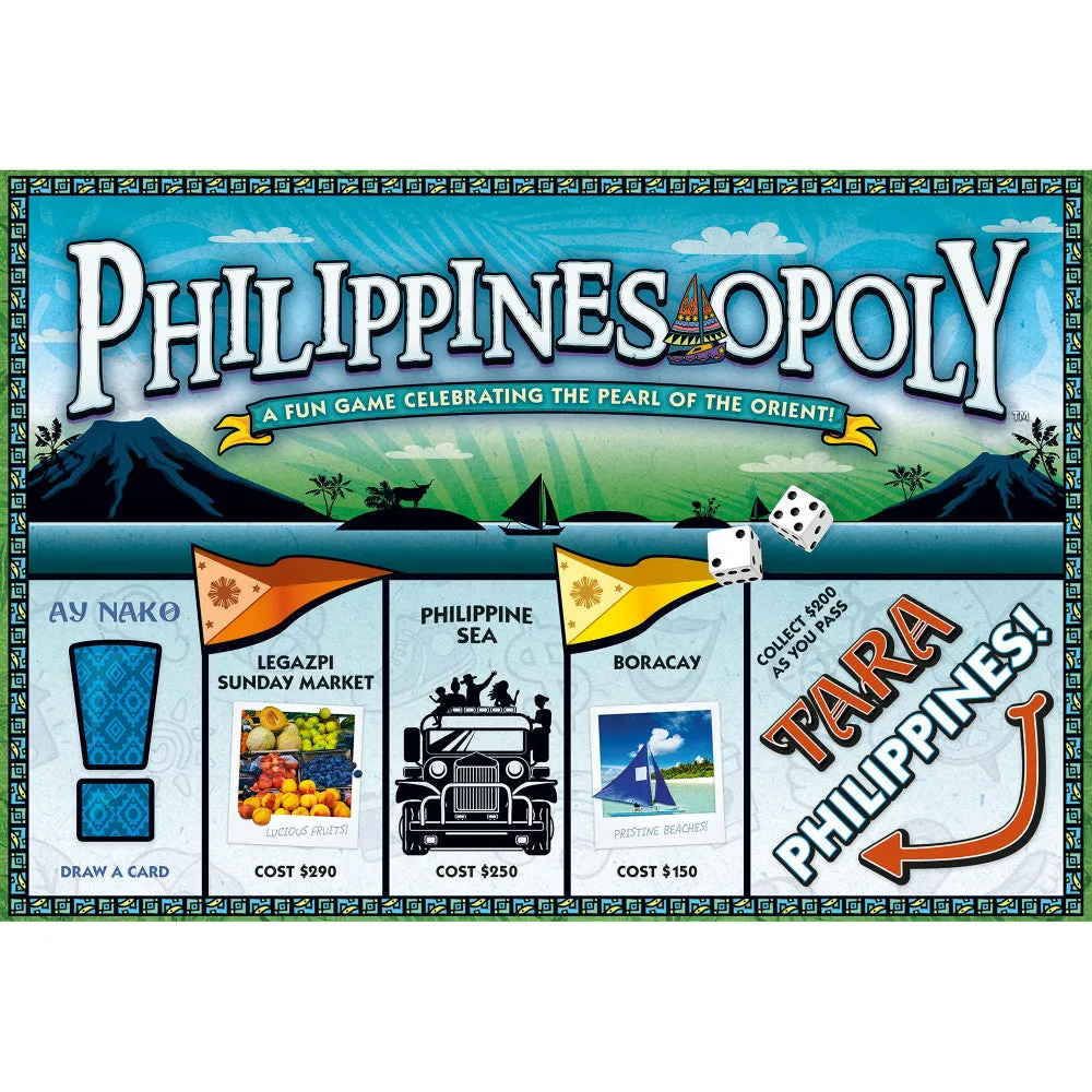 Philippines-Opoly: Country Adventure Board Game by Late For The Sky