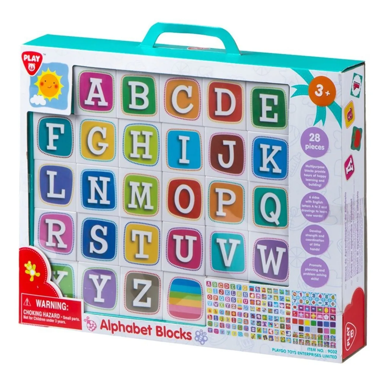 Playgo Toys Ent. Ltd. 28Pc Alphabet Blocks