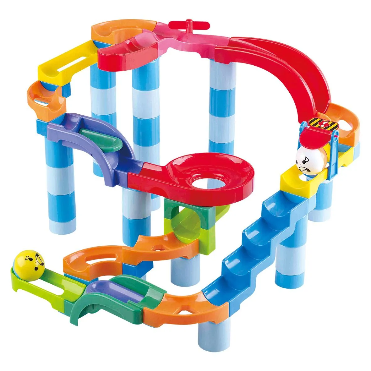 Playgo Toys Ent. Ltd. Power Spin Marblerun 79Pcs