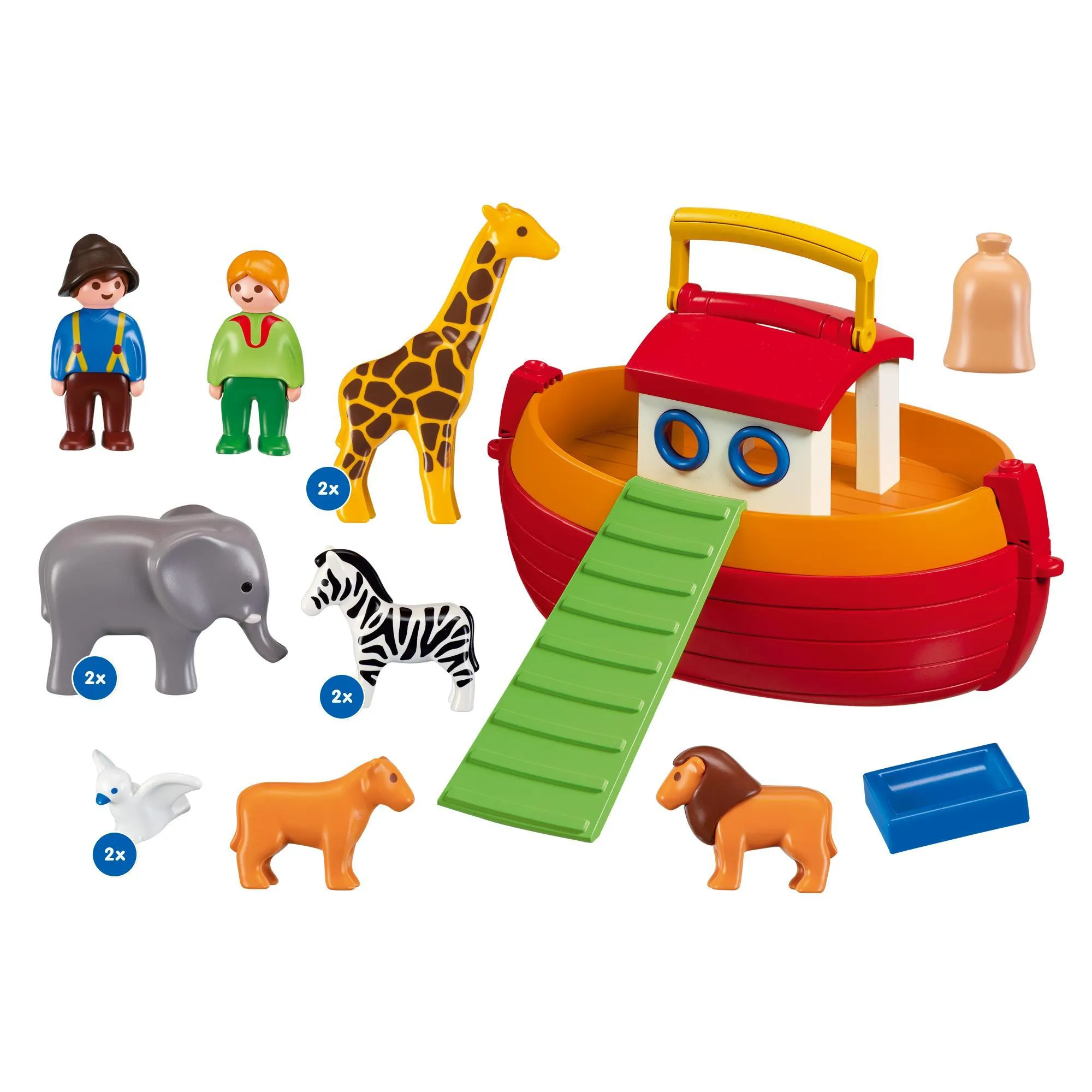 Playmobil 6765 Playmobil 1-2-3 Noah's Ark Take Along Set