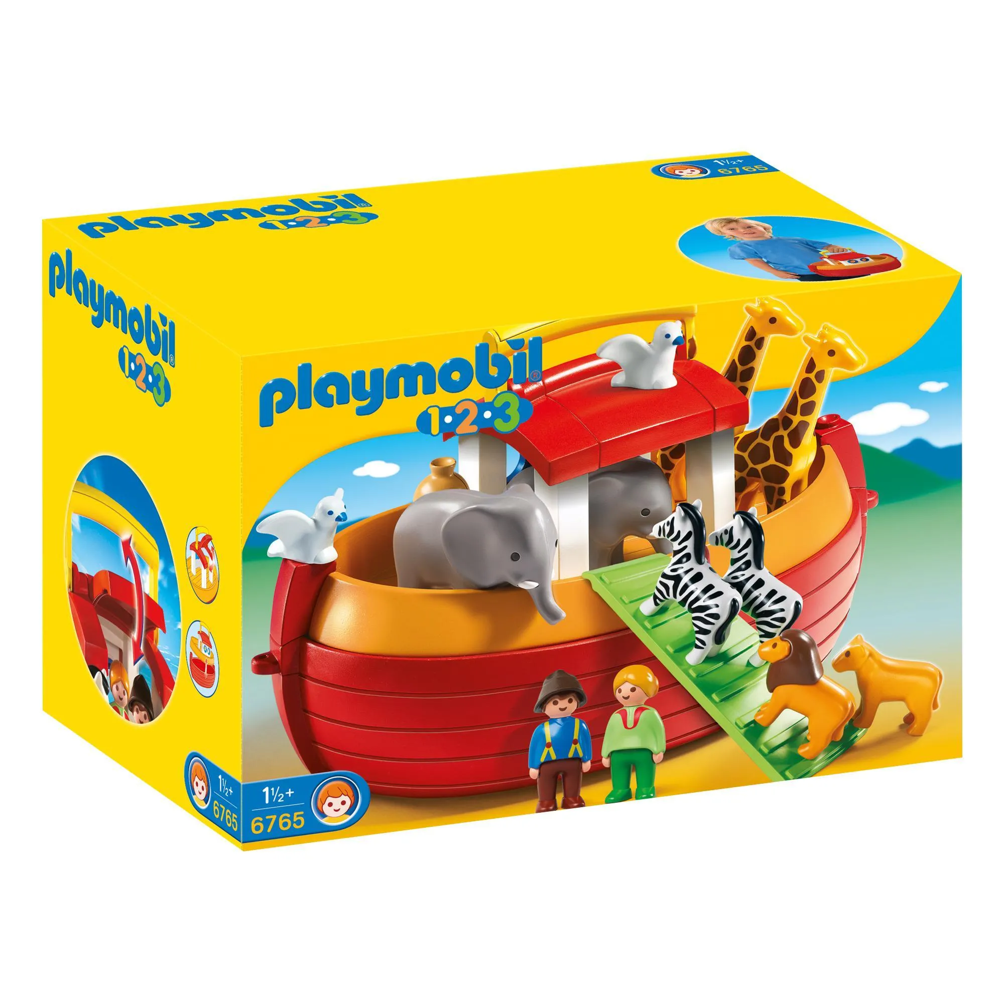 Playmobil 6765 Playmobil 1-2-3 Noah's Ark Take Along Set