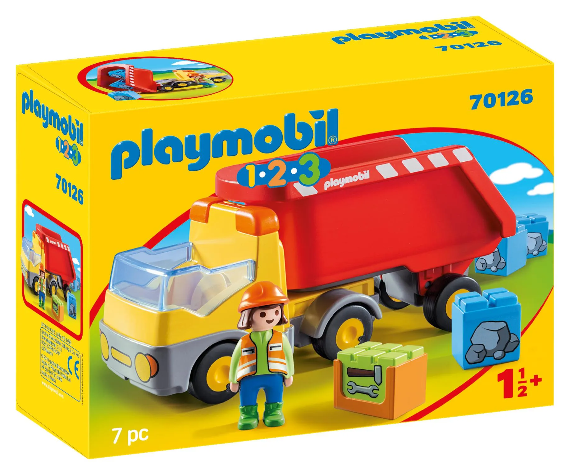 Playmobil 70126 Playmobil 1-2-3 Dump Truck