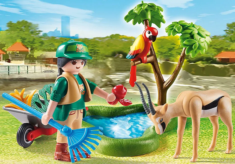 Playmobil 70295 Family Fun Zoo Gift Set