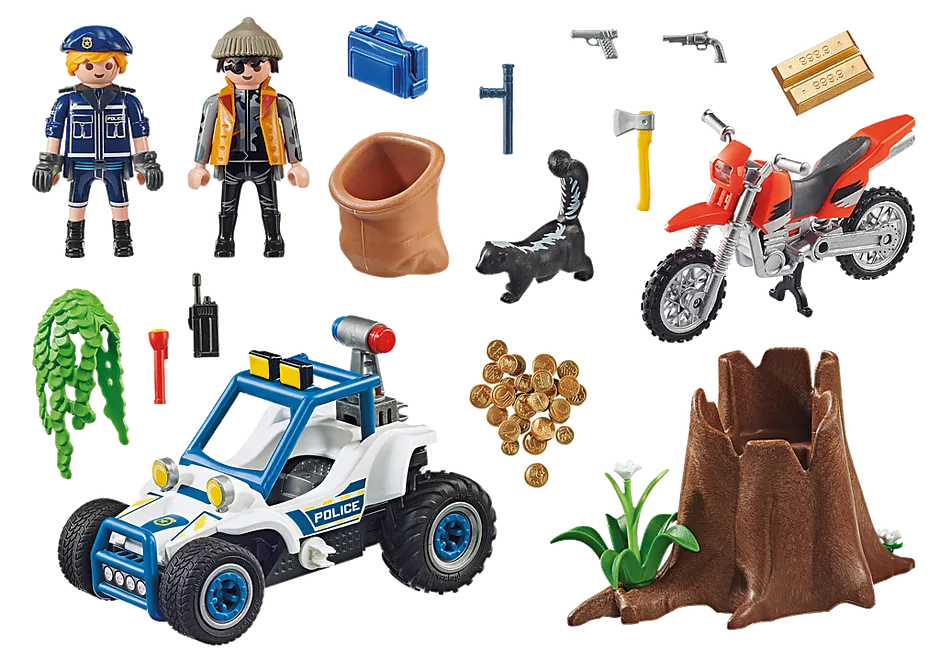 Playmobil 70570 City Action Police Off-Road Car With Jewel Thief