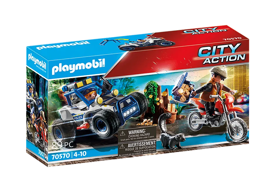 Playmobil 70570 City Action Police Off-Road Car With Jewel Thief